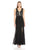 Adrianna Papell - AP1E201342 Ornate Plunging Sheath Dress in Black