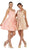 May Queen - Lace Square Neck A-line Cocktail Dress