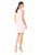 Tahari Asl - 8180M994 Sleeveless Dress with Tulip Lace Sleeve Jacket In Pink