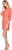 Adrianna Papell - AP1D102465 Quarter Length Sleeve Lace Shift Dress In Orange