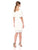 Taylor - 9537M Floral Embroidered Puffed Sleeve Lace Dress In White