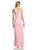 JS Boutique - Asymmetrical Embellished Gown 264445 in Pink