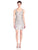 Adrianna Papell - Scoop Neck Sequined and Beaded Dress 41901090 in Silver