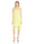 Taylor - Sleeveless Eyelet Lace Dress 8752M in Yellow