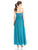 Adrianna Papell - Pleated Sweetheart A-line Dress 231M64790 in Green