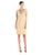 Anne Klein - 10586566 Zip-Front Sheath Dress in Neutral