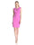 Adrianna Papell - Split Crepe Dress 12253360 in Pink