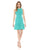 Donna Morgan - D6011M Sleeveless Stretch Crepe A-line Dress In Green