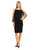 Adrianna Papell - AP1D100236 Open Shoulder Bateau Sheath Dress