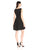 Taylor - Bateau Neck A-Line Dress 8280M in Black