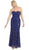 May Queen - MQ540 Strapless Sequined Lace Applique Dress