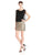 Aidan by Aidan Mattox - Sequined Bateau Neck Chiffon Sheath Dress 151A96540 in Black and Gold