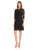 Taylor - Quarter Length Sleeve Lace Dress 8568MJ in Black