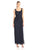 Adrianna Papell - 81917520 Embellished Square Neck Dress with Bolero in Blue