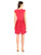 Taylor - Surplice Faux Wrap Dress 8700M in Red
