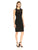 Taylor - Sleeveless Jewel Neck Dress 8533M in Black