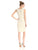 Jax - 1ZTW100M Cross Halter Metallic Knit Dress in Neutral