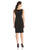 Donna Morgan - D2861M Sleeveless Pearl Embellished Dress in Black