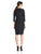Alex Evenings - 234118 Embellished Waist Cocktail Dress in Black
