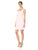 Tahari Asl - 8180M994 Sleeveless Dress with Tulip Lace Sleeve Jacket In Pink