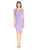 Adrianna Papell - Split Crepe Dress 12253360 in Purple