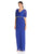 Adrianna Papell - Ruched Long Dress 81929290 in Blue