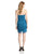 Hailey - 231M57780 Pleated Sweetheart Sheath Dress in Blue