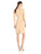 Anne Klein - 10586566 Zip-Front Sheath Dress in Neutral