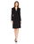 Tahari Asl - 8180M827 Twill Designed Two-Piece Skirt Set In Black