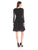 Adrianna Papell - Lace Jewel Neck A-line Dress 15247150 in Black