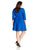 Adrianna Papell - Quarter Length Sleeves Short Dress 15247231 in Blue