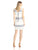 Adrianna Papell - 16PD11220  Tweed Stripe Sleeveless Sheath Dress in White