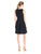 Donna Morgan - D4203M Lace Jewel Neck A-line Dress in Blue