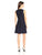 Anne Klein  - 10628314 Embroidered Jewel Lace Dress in Blue
