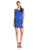 Aidan by Aidan Mattox - Sequined Bateau Neck Sheath Dress 151A93310 in Blue