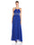 Aidan by Aidan Mattox - Ruched Embellished Dress 151A98940 in Blue