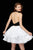 Angela & Alison - 72026 Two Piece Embellished A-line Dress In Black and White