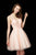 Angela & Alison - 72039 Sleeveless Embellished Tulle Cocktail Dress In Pink