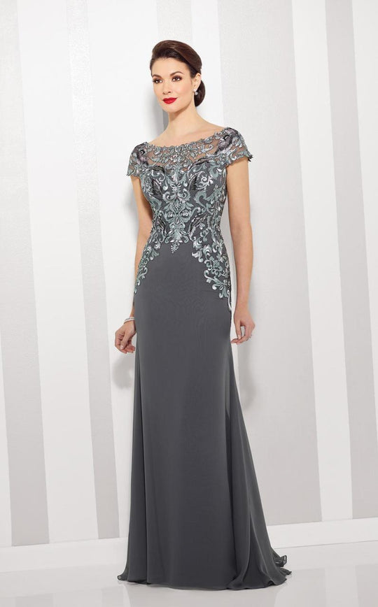 Cameron Blake by Mon Cheri - 216691 Dress in Gray