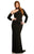 Johnathan Kayne - 7215K One Shoulder Fitted Evening Dress In Black