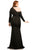 Johnathan Kayne - 7215K One Shoulder Fitted Evening Dress In Black
