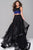 JVN45593 Scoop Neck Two-Piece A-line Gown