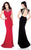 Evenings by Mon Cheri - MCE21605 Dress in Red and Black