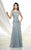 Montage by Mon Cheri - 216962 Dress in Blue and Gray