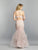Dave & Johnny - A7224 Embroidered Sweetheart Mermaid Gown In Pink