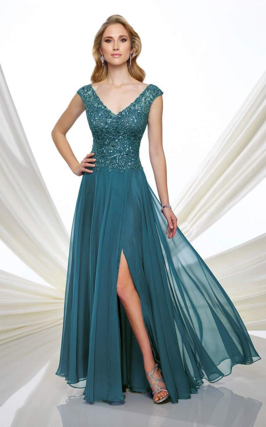 Montage by Mon Cheri - 216973 Dress in Green