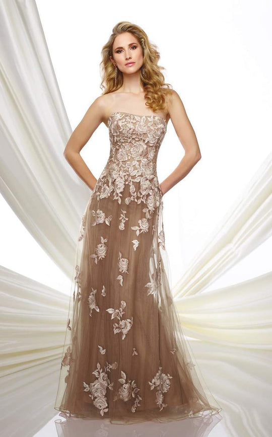 Montage by Mon Cheri - 216976W Dress in Brown