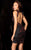Scala - 48624 Embellished Queen Anne Short Dress in Red