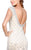Shail K - Cap Sleeve Scoop Neck Short Column Dress 1011  In Neutral