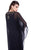 Shail K - Elegant Beaded V-Neck Trumpet Gown 1032 in Black